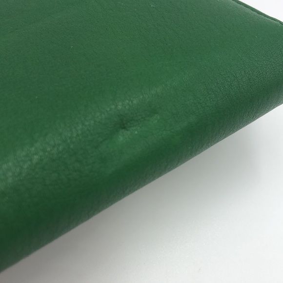 NEW WCM Green leather Wallet zip around full size - Picture 6 of 6